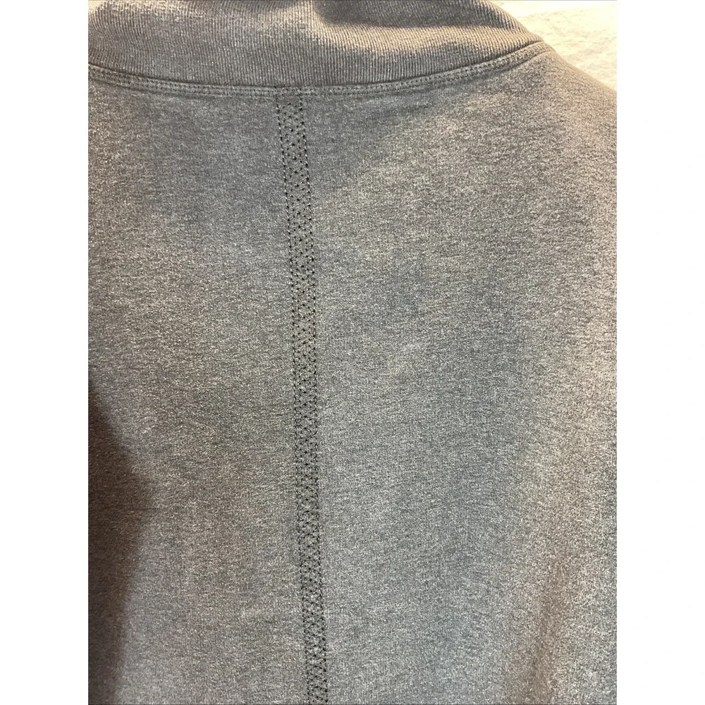 LULULEMON Womens Avenue Pullover Size MD Dark Grey Funnel Neck Sweatshirt Fleece - Picture 3 of 11